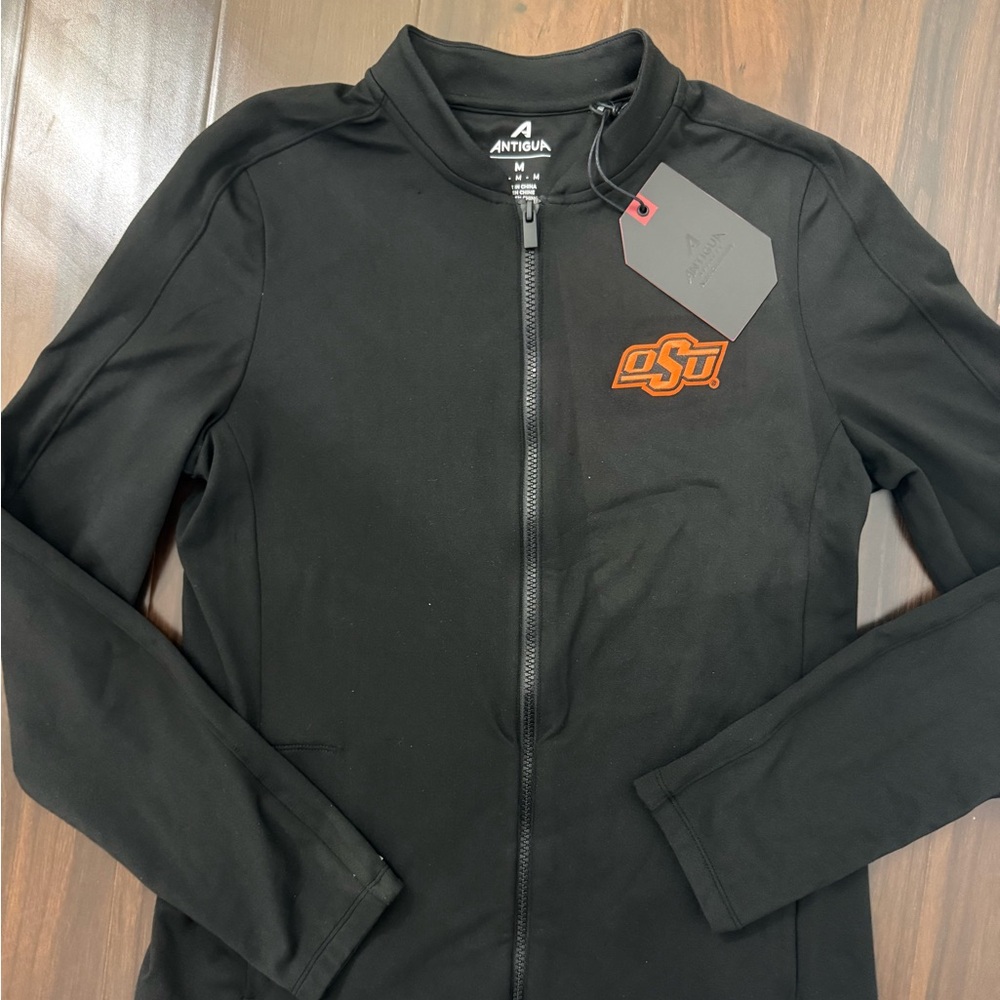 Oklahoma State University Women’s Antigua Full Zip Jacket